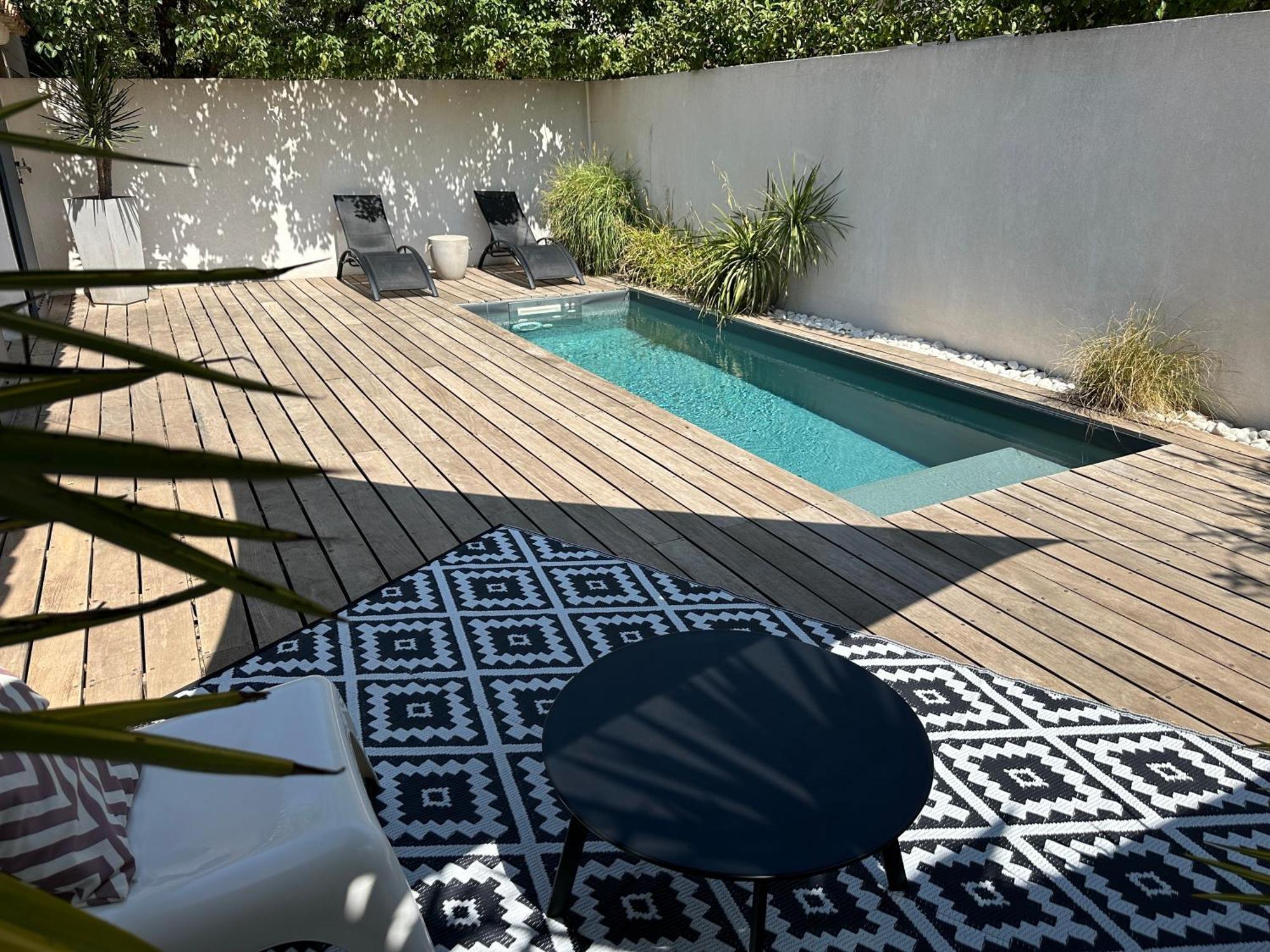 Maison Contemporaine Avec Piscine Privee Chauffee, Entre Plages Et Provence, Borne 11 Kw Istres Ngoại thất bức ảnh